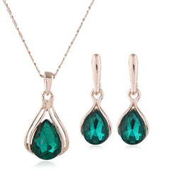 Water Drop Jewelry Set